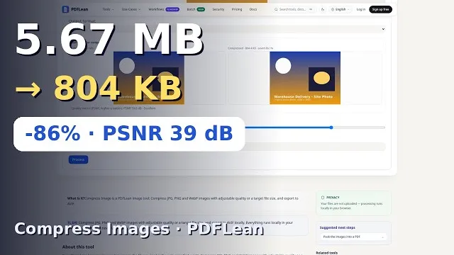 Video thumbnail: Compress Images in Bulk Online — Free, No Upload