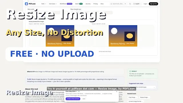 Video thumbnail: Resize an Image Online — Free, Keep Quality